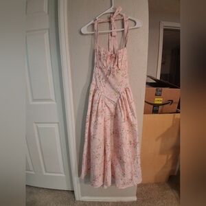 Pink Floral Sundress